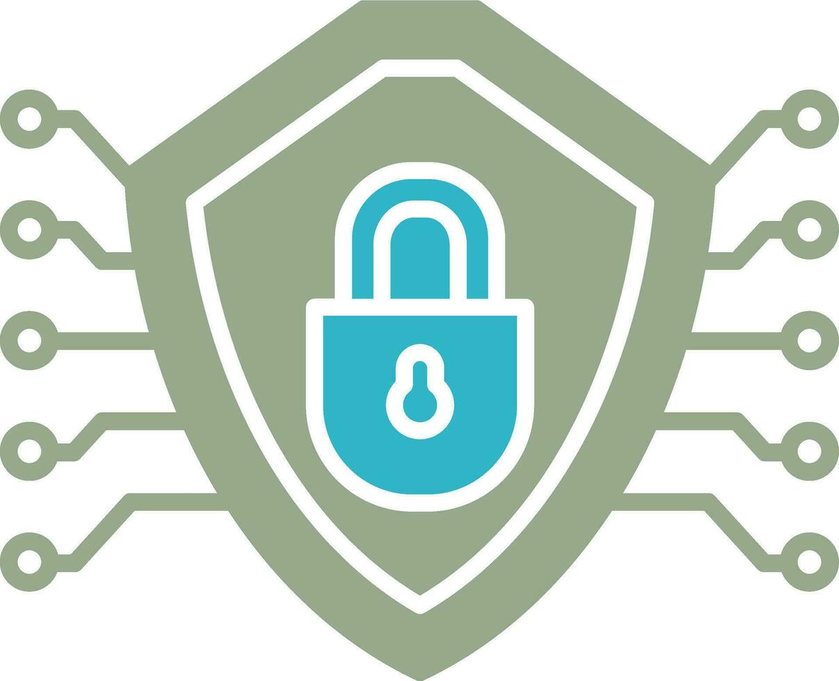 Cyber Security Vector Icon
