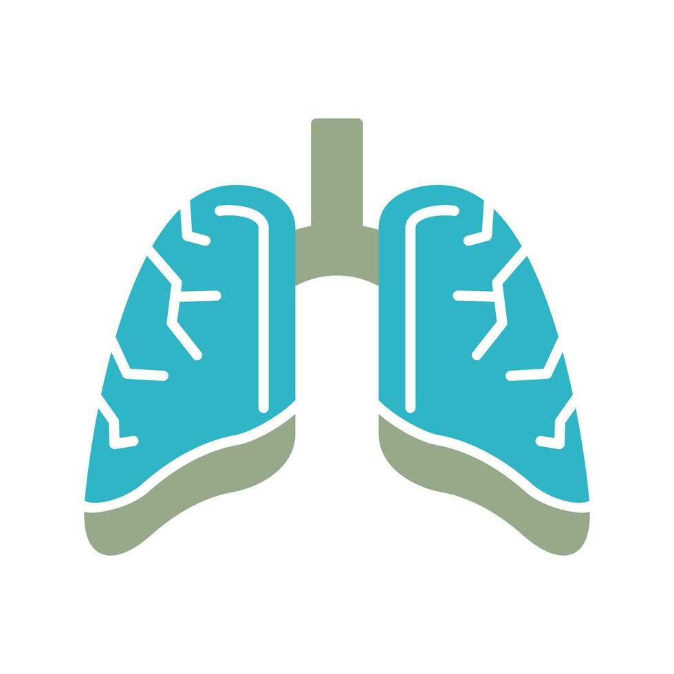 Lungs Vector Icon