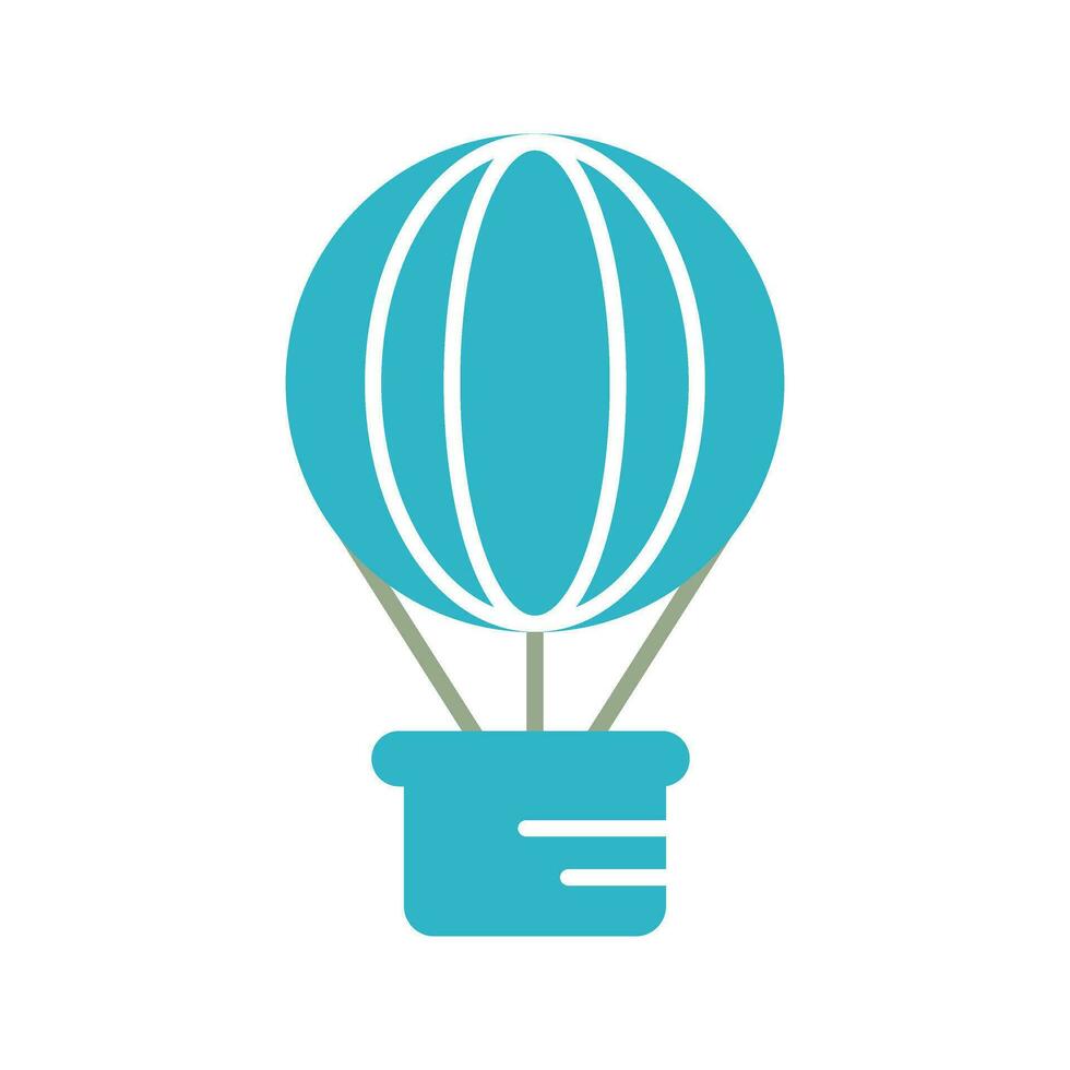 Hot Air Balloon Vector Icon