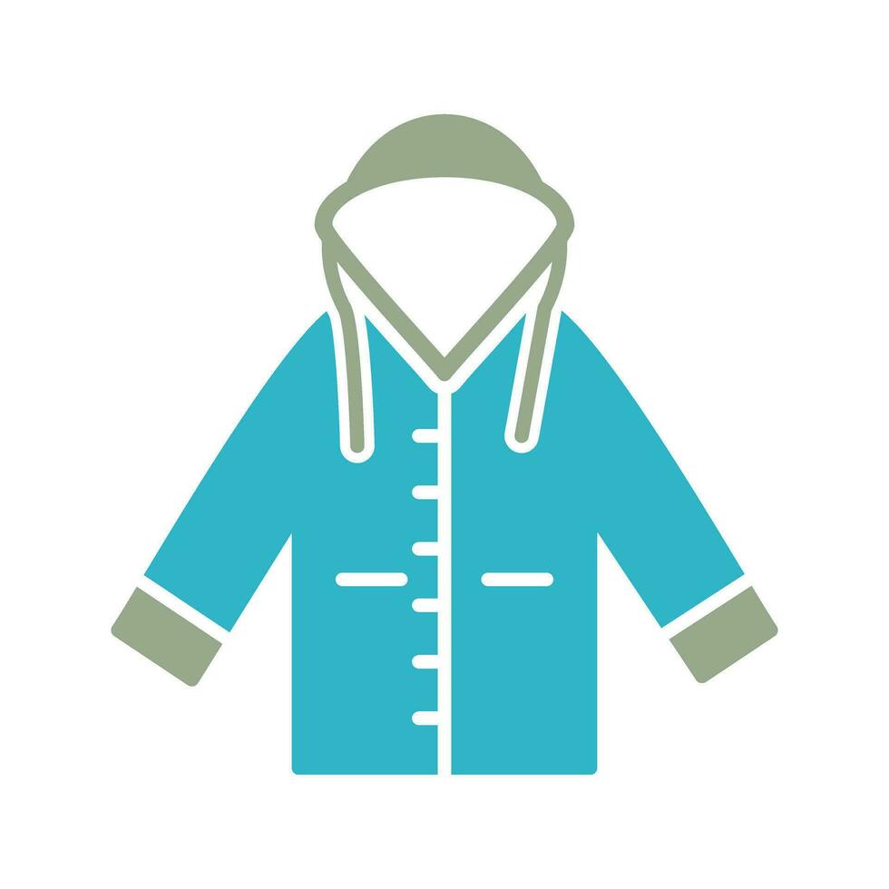 Raincoat Vector Icon