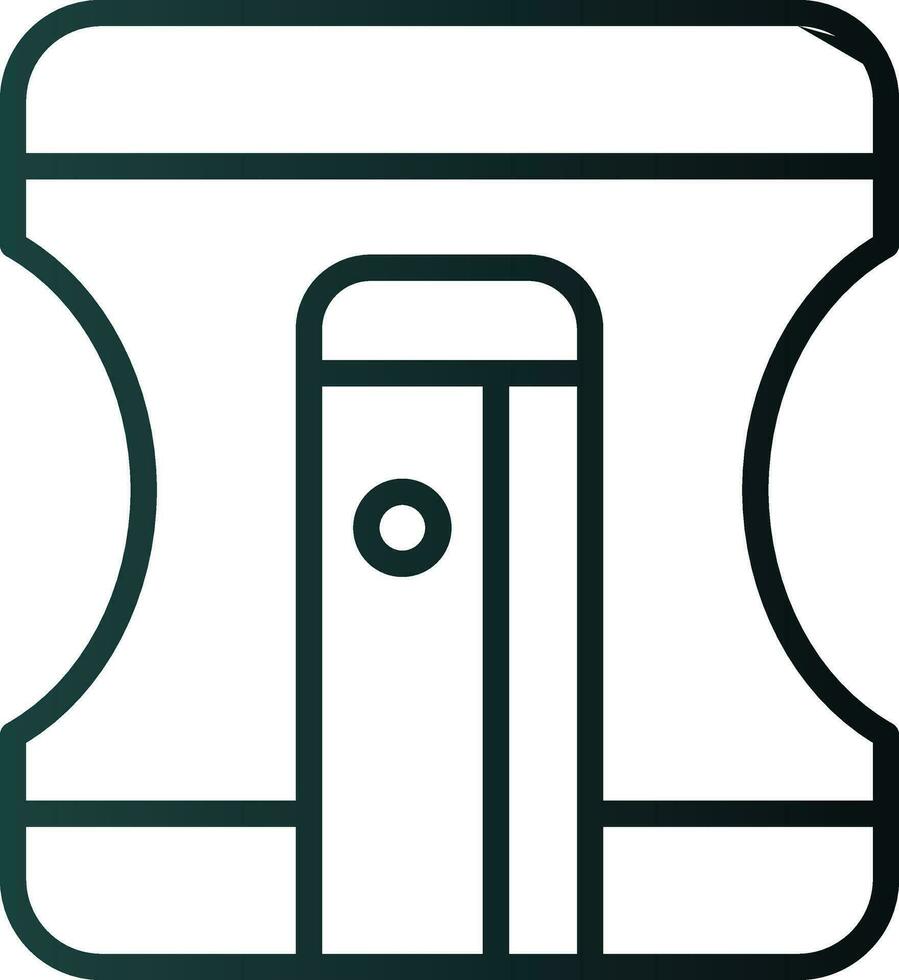 Pencil Sharpener Vector Icon Design