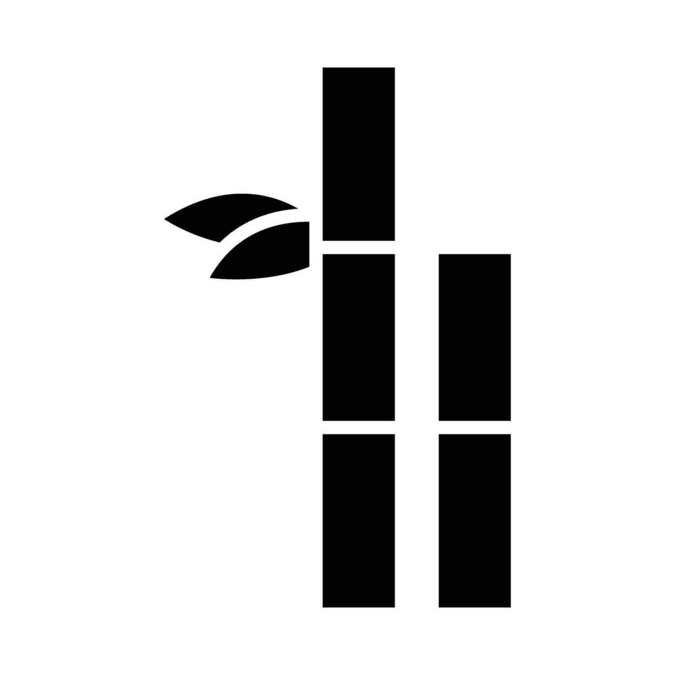 Bamboo Vector Glyph Icon For Personal And Commercial Use.