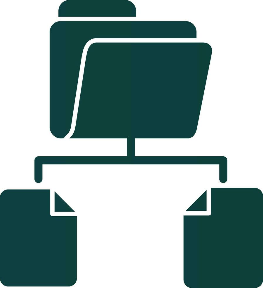 Data Sharing Vector Icon Design