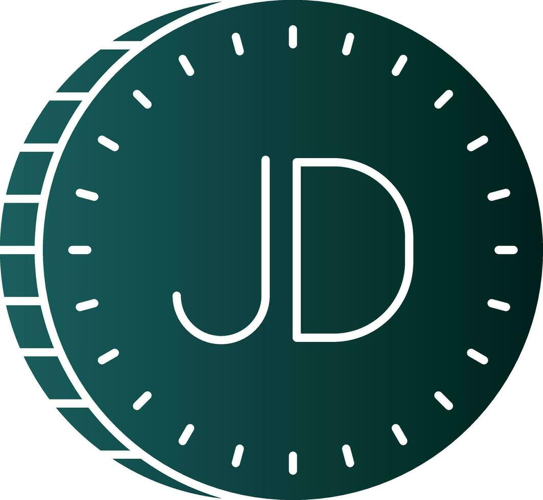 Jordanian dinar Vector Icon Design