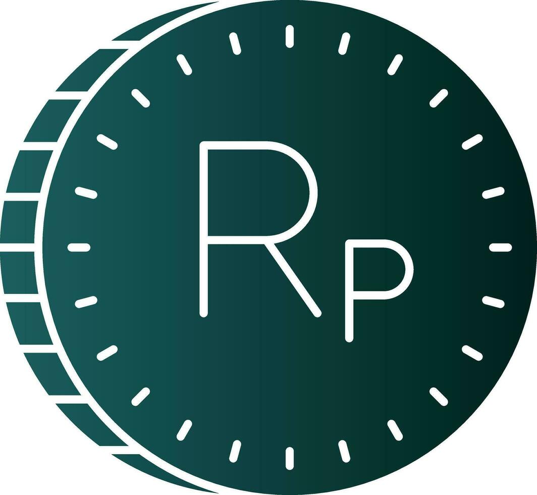 Indonesian Rupiah Vector Icon Design