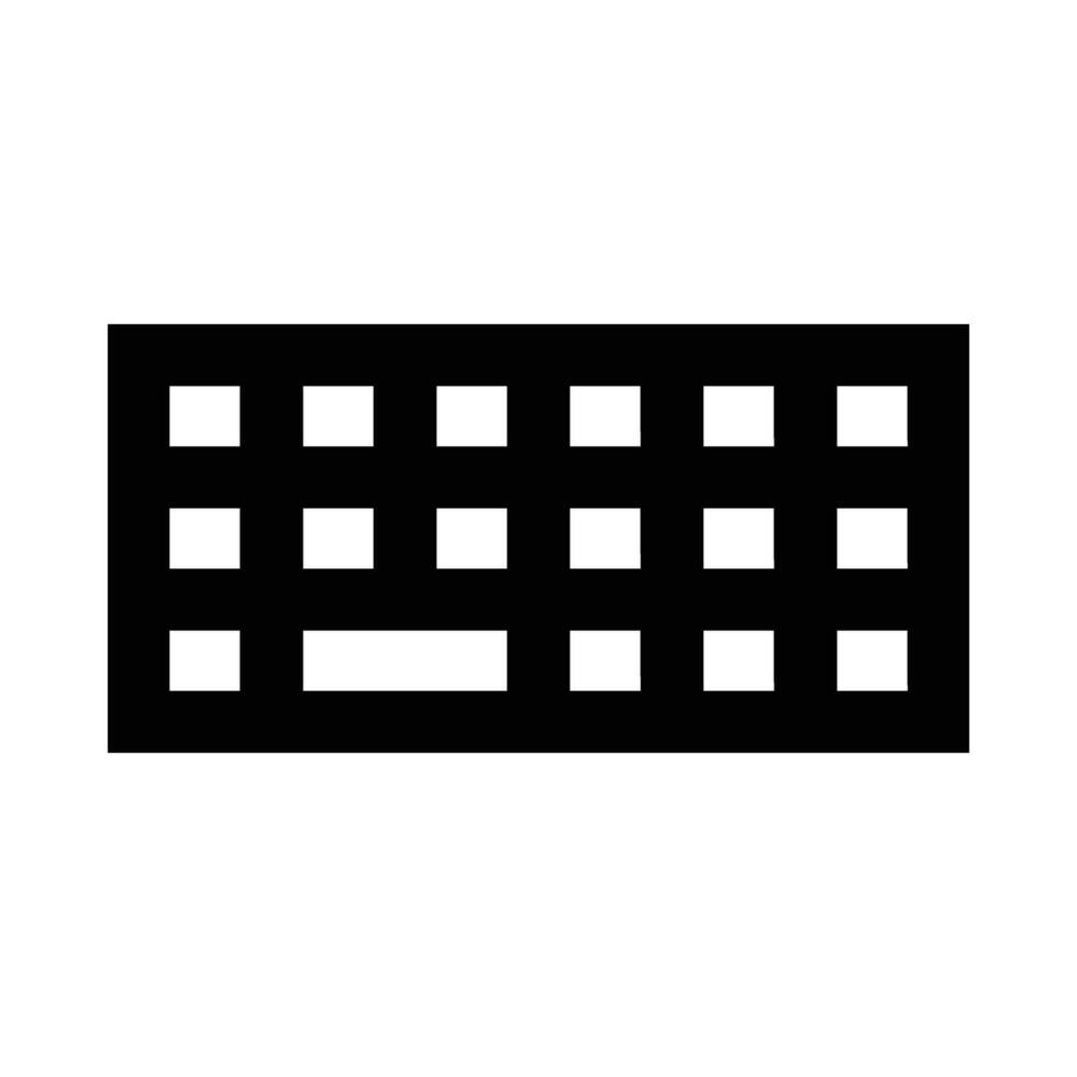 Keyboard Vector Glyph Icon For Personal And Commercial Use.