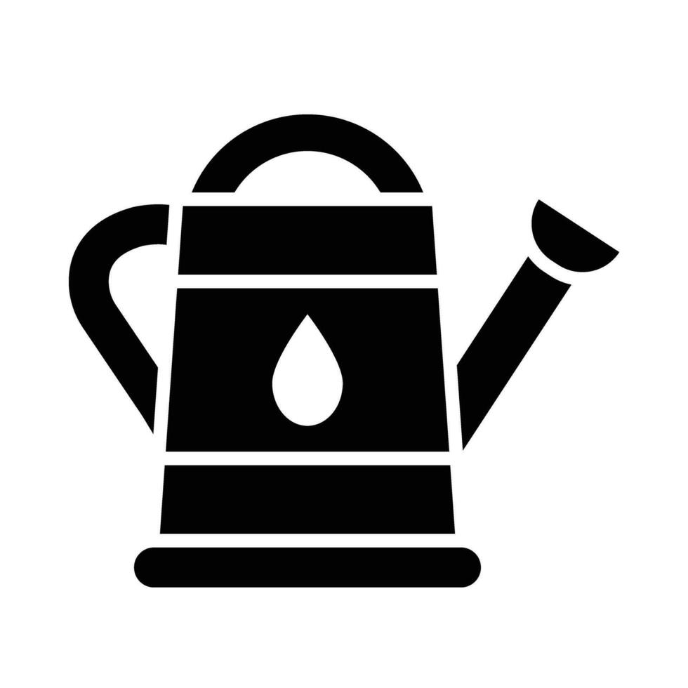 Watering Can Vector Glyph Icon For Personal And Commercial Use.