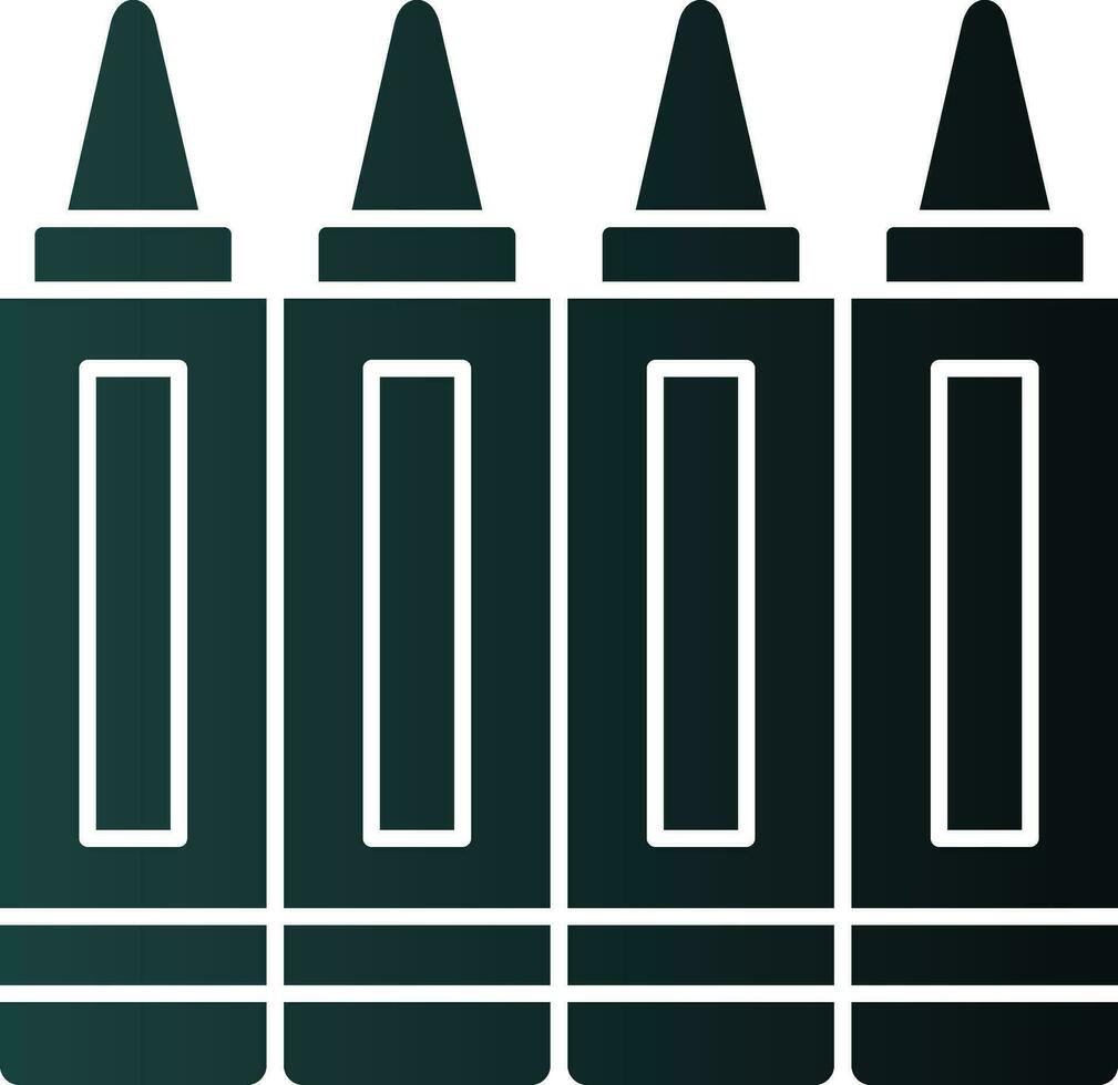 Crayons Vector Icon Design