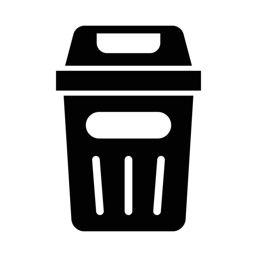 Bin Vector Glyph Icon For Personal And Commercial Use.