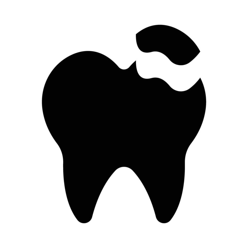 Dental Filling Vector Glyph Icon For Personal And Commercial Use.