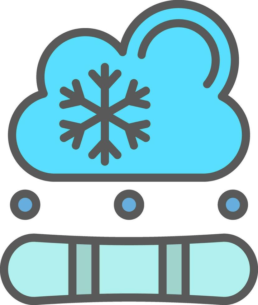 diseño de icono de vector de snowboard