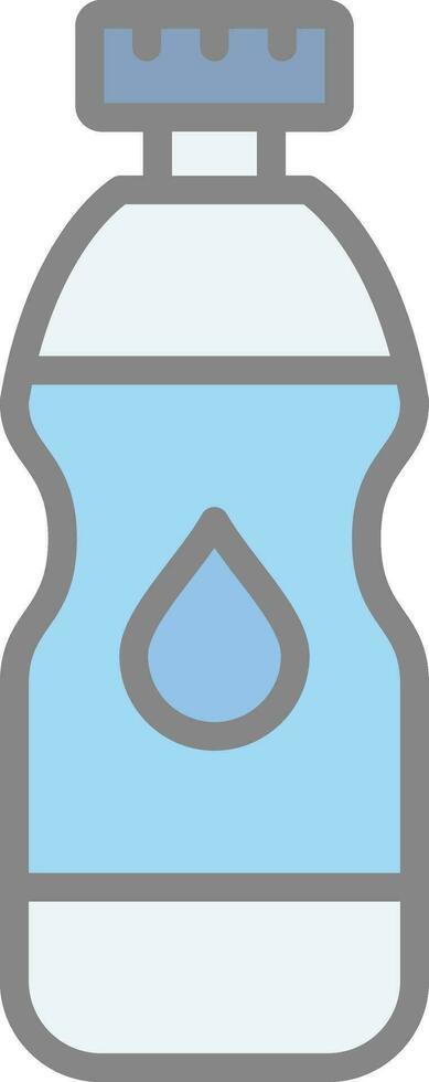 Water Bottle Vector Icon Design