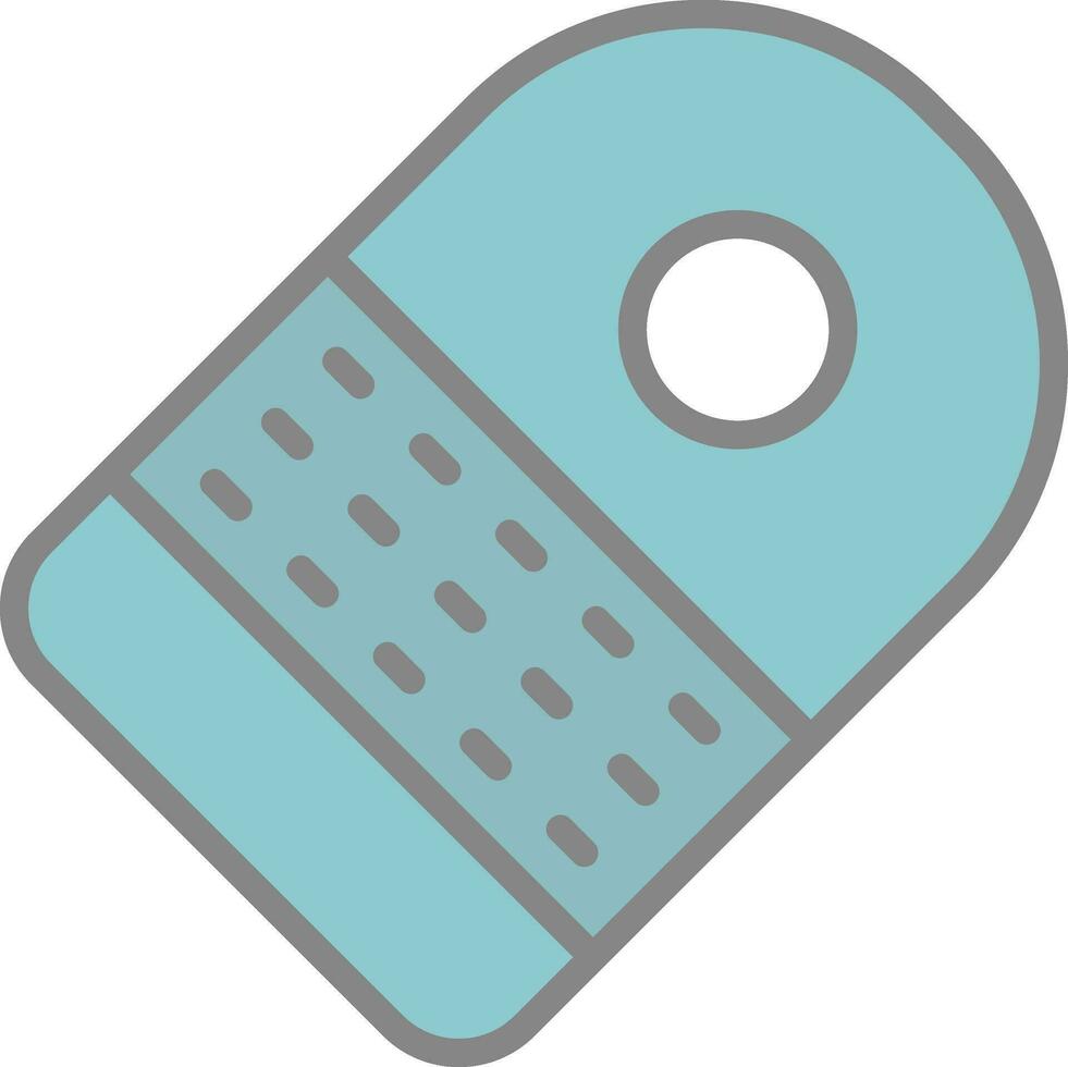 Key Tag Vector Icon Design