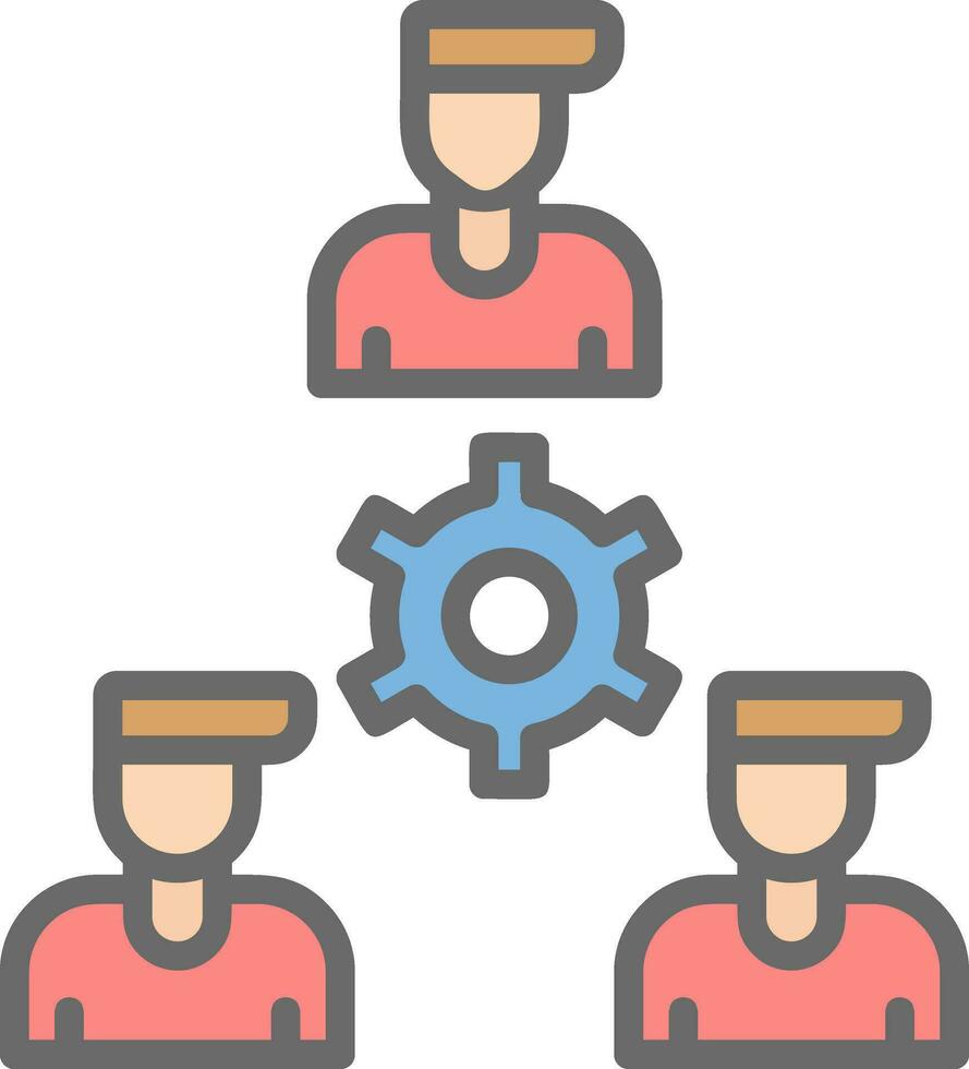 Collaboration Vector Icon Design
