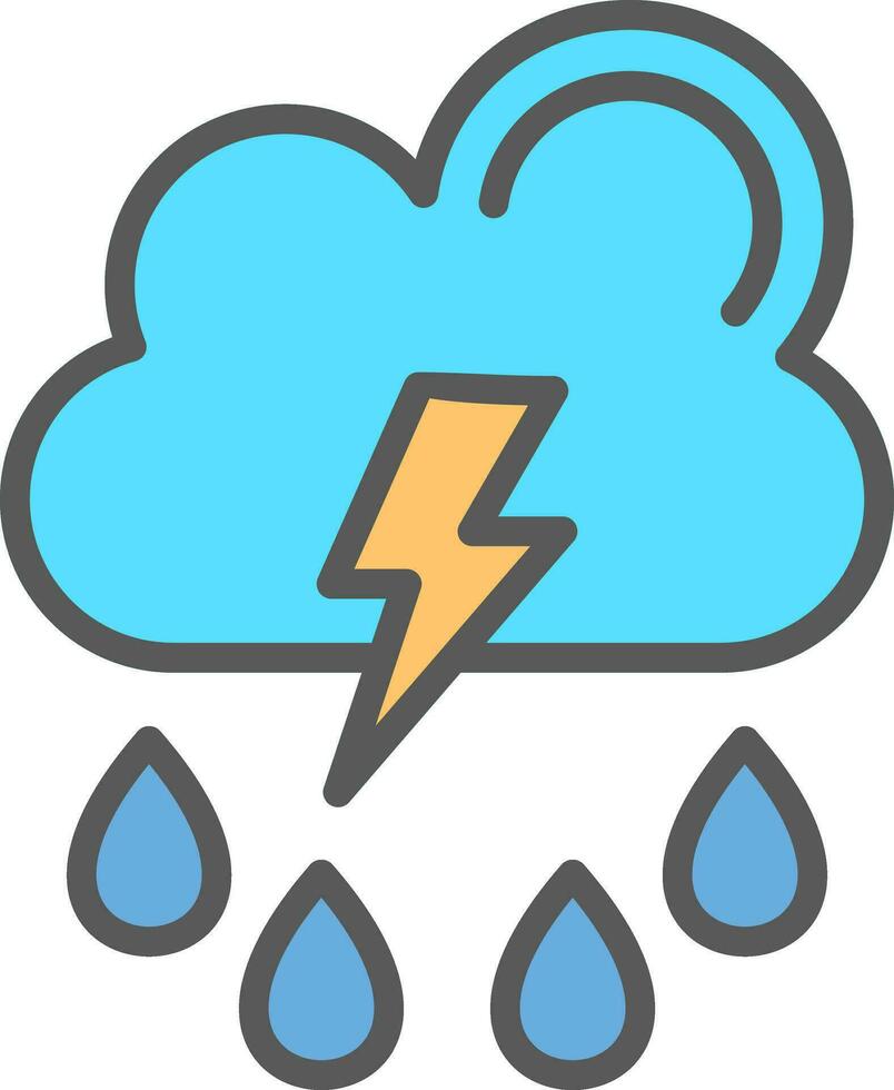 Storm Vector Icon Design