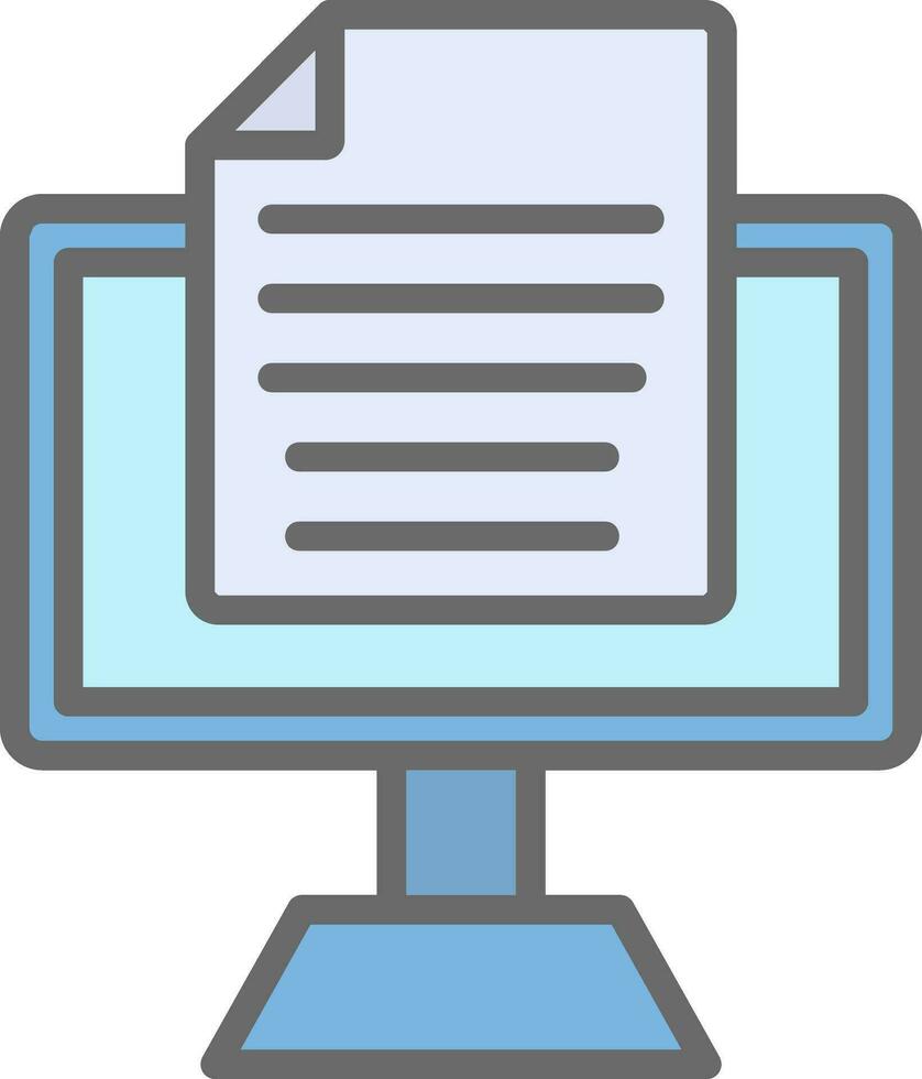 Blog Vector Icon Design