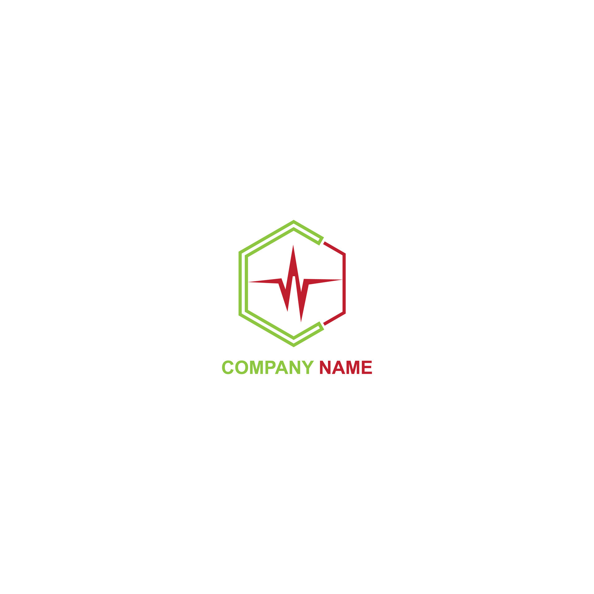 Medical symbol and Letter C Health And Wellness Logo, Creative Icon