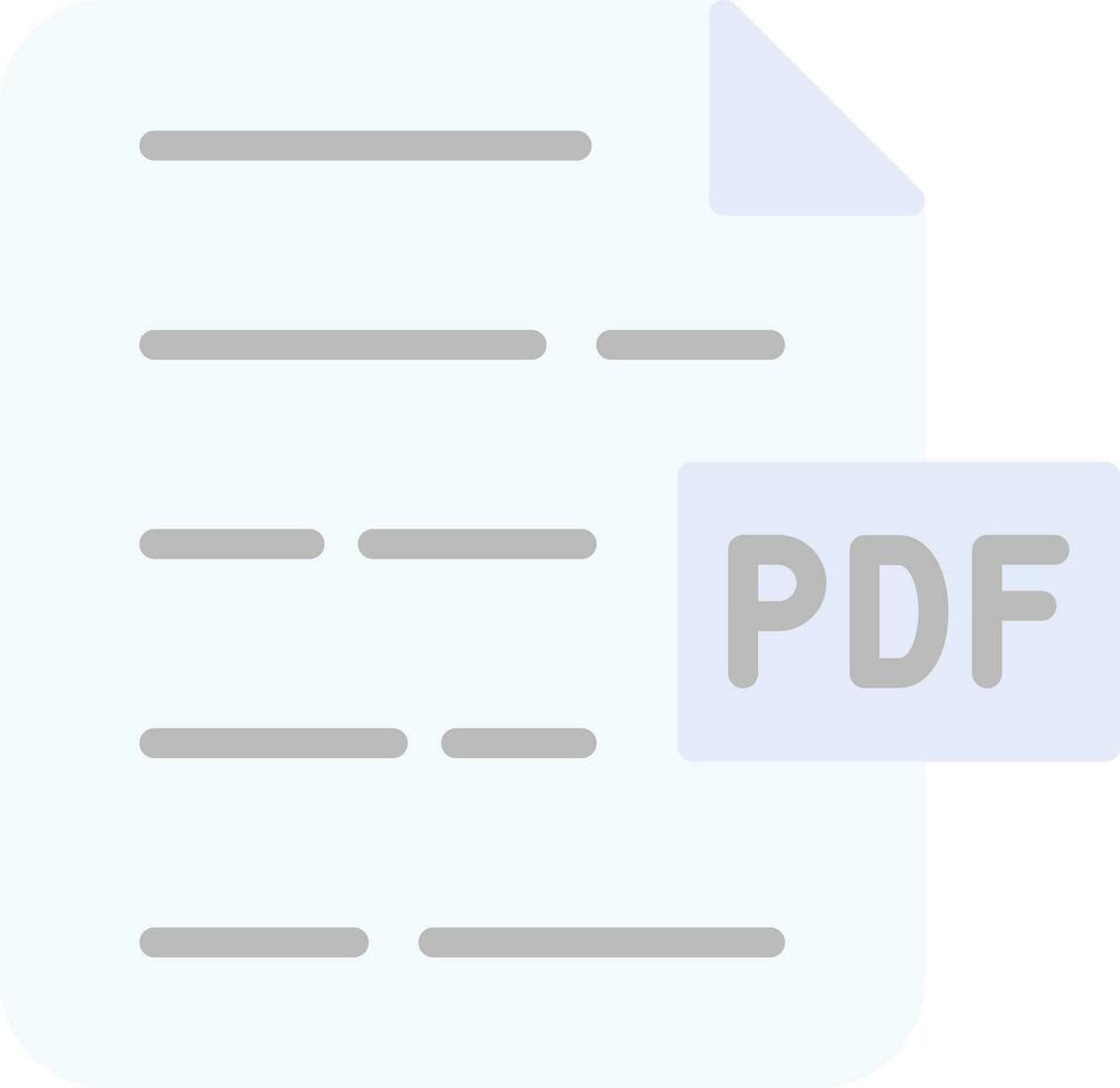 pdf documento vector icono diseño