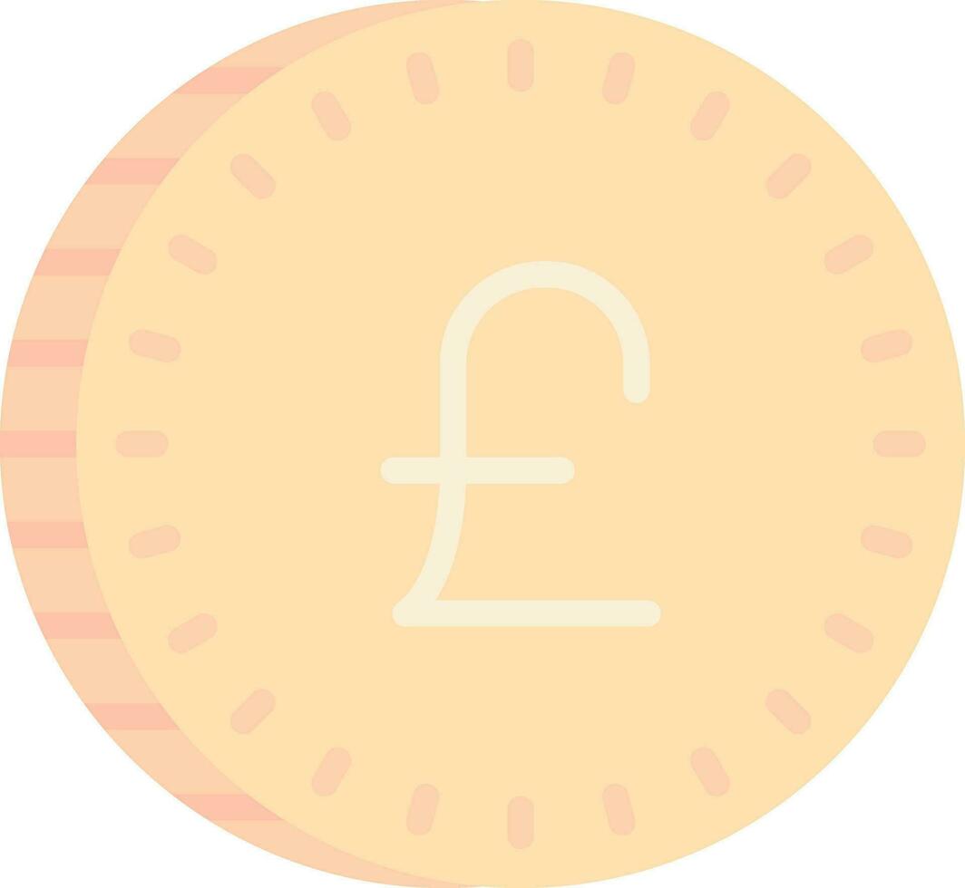 Pound Vector Icon Design