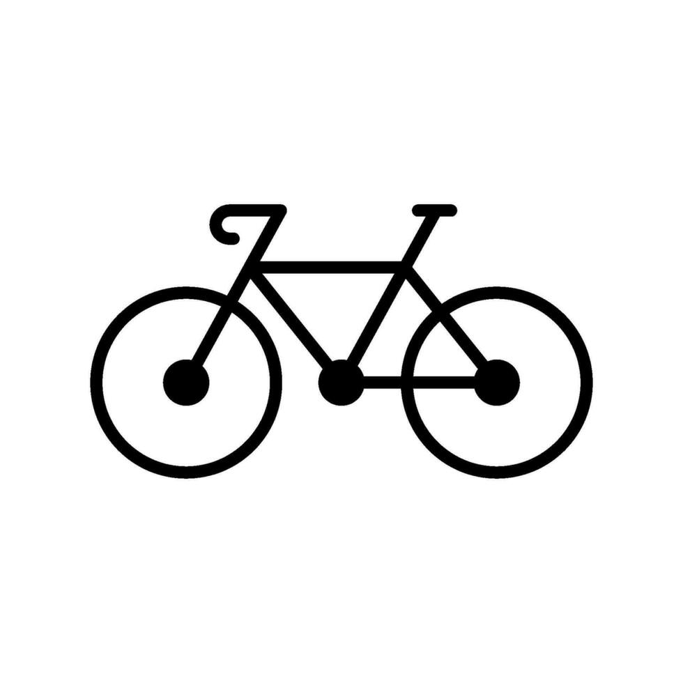 bicicleta icono vector diseño plantillas sencillo y moderno