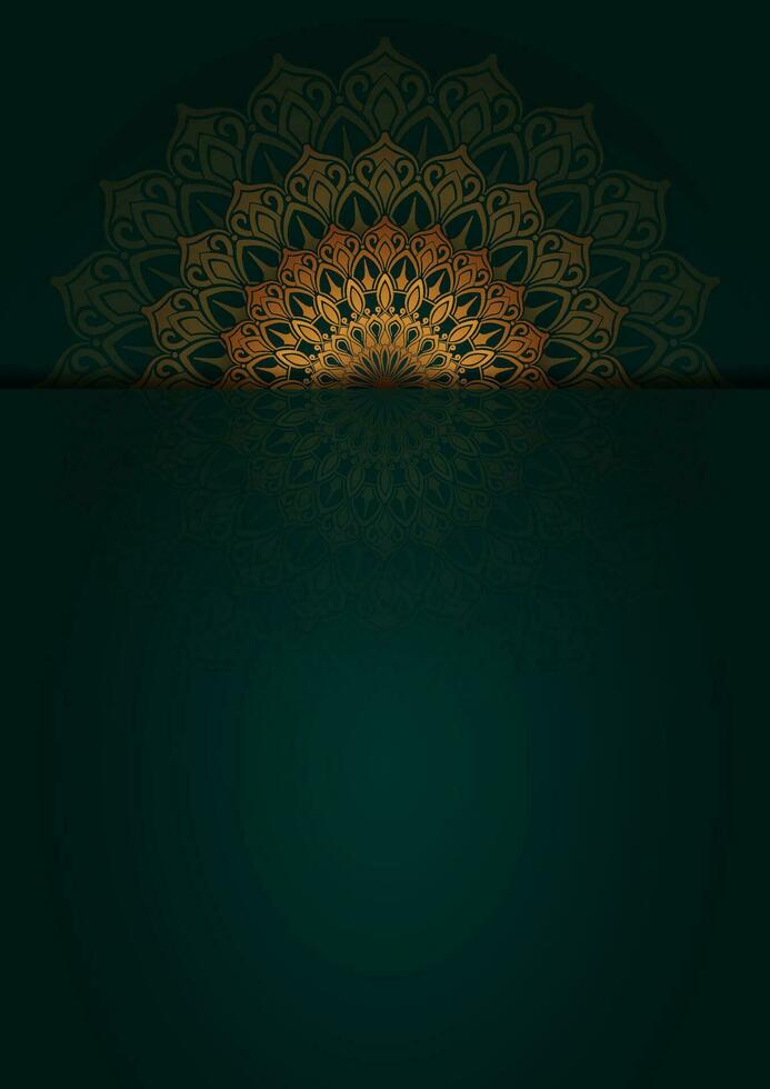 sencillo antecedentes con ornamental mandala vector