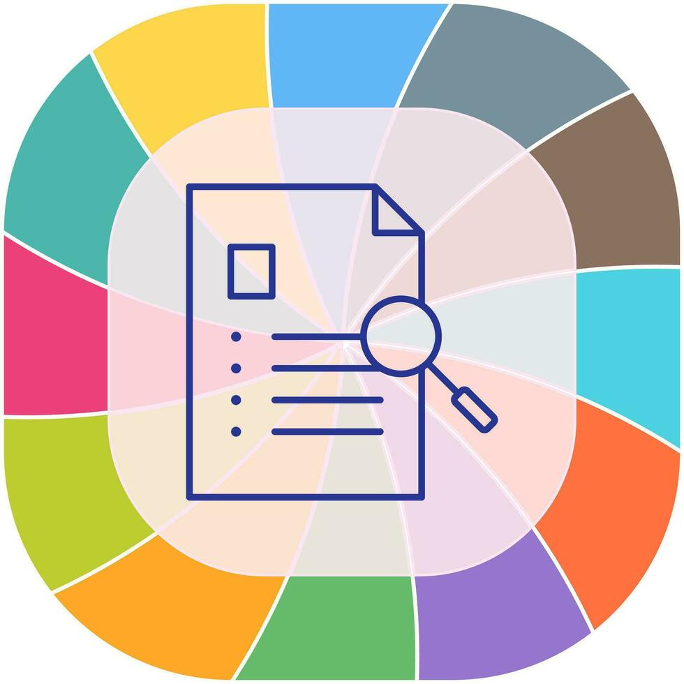 Unique Case Study Vector Icon