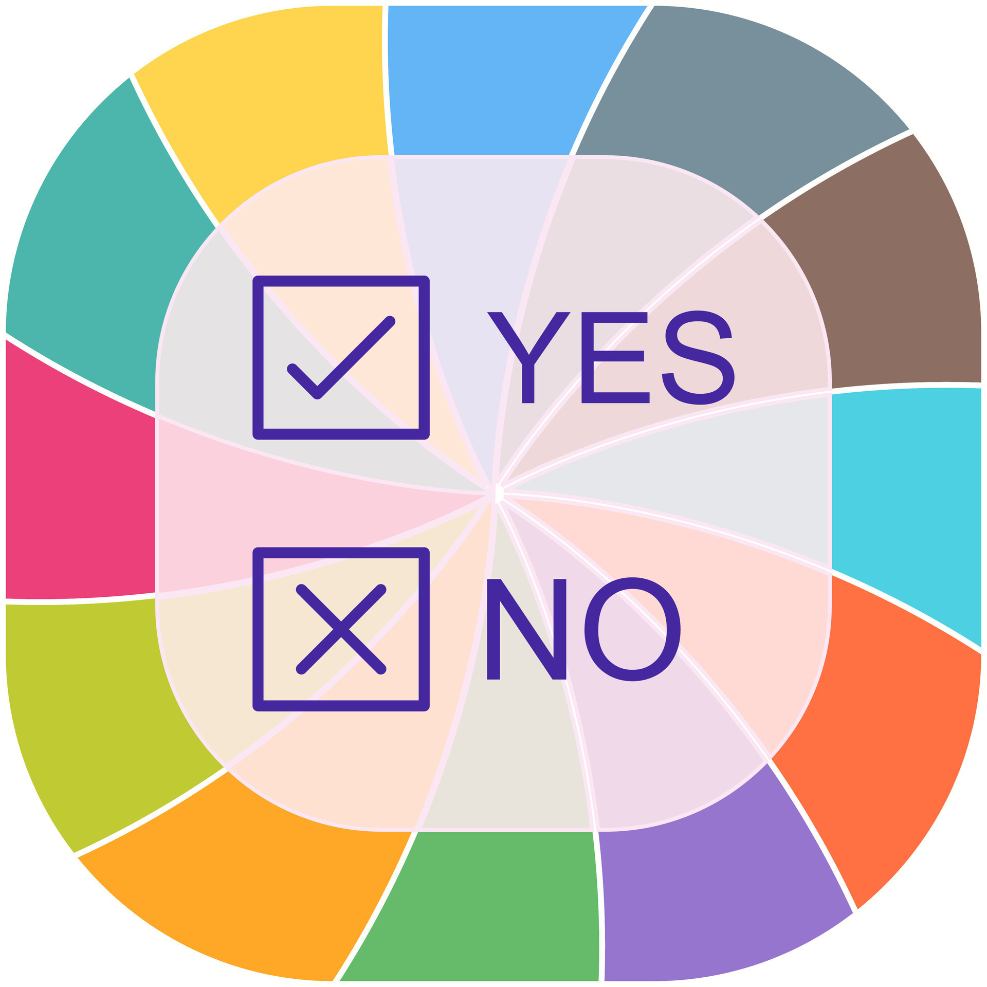 Yes No Option Vector Icon 29246634 Vector Art at Vecteezy