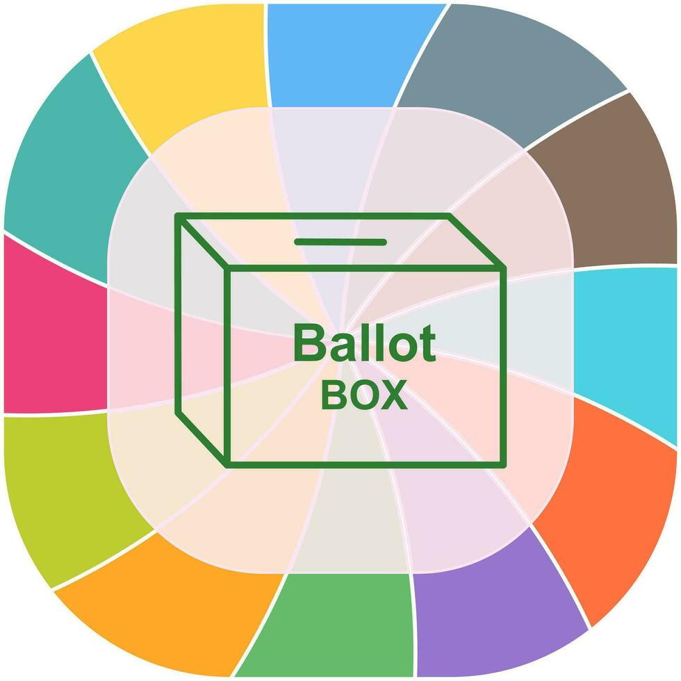 Ballot Box Vector Icon