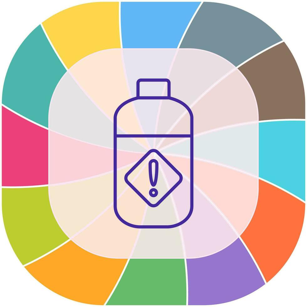 Pesticide Bottle Vector Icon
