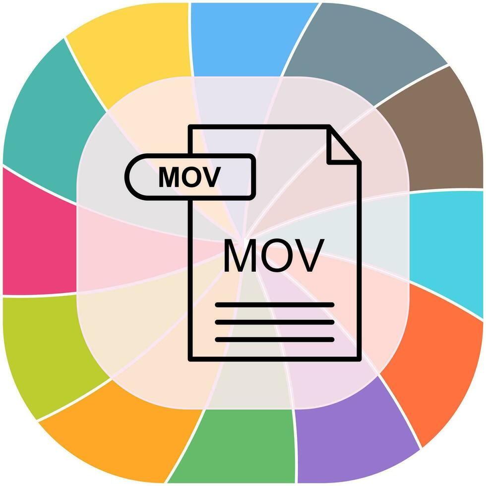MOV Vector Icon