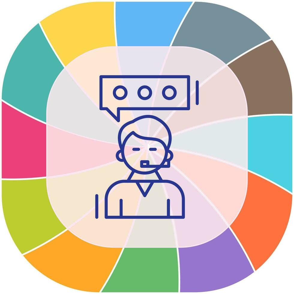 Client Service Vector Icon