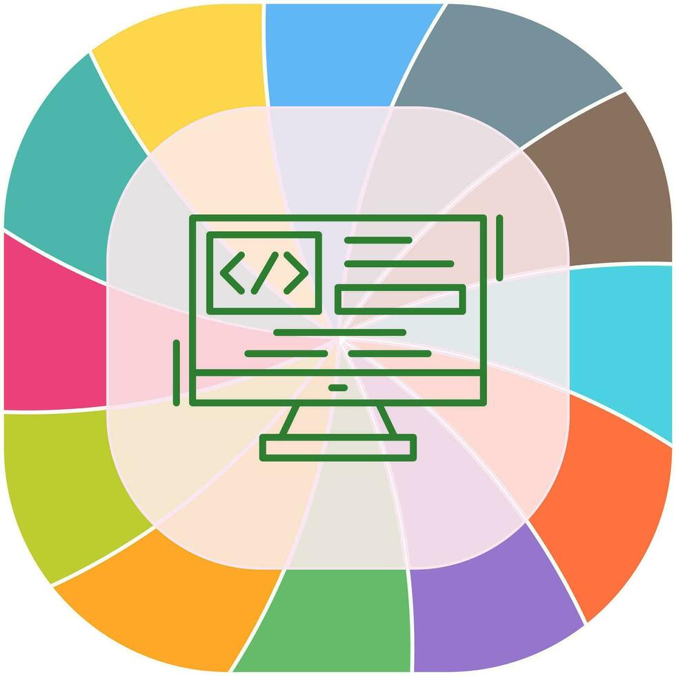 Coding Vector Icon