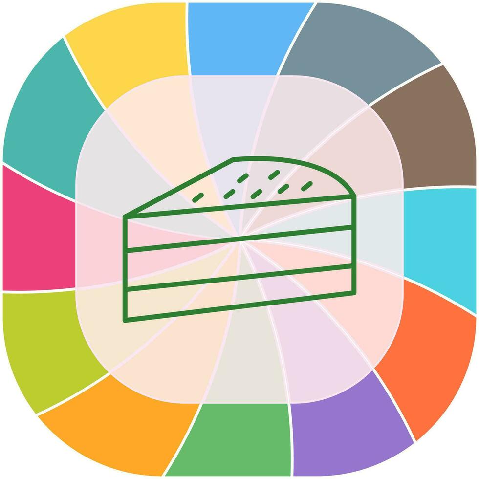 Cake Slice Vector Icon