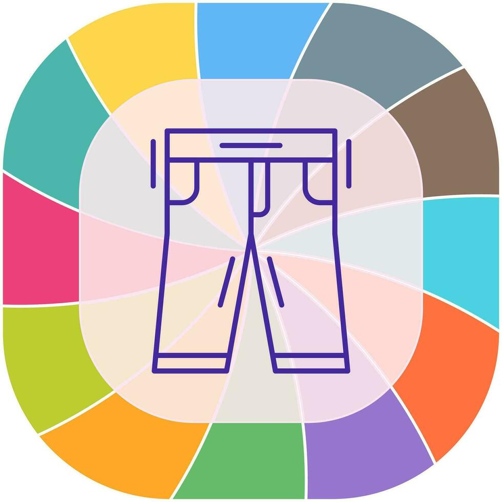 icono de vector de pantalones