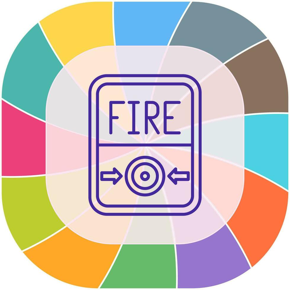Fire Button Vector Icon