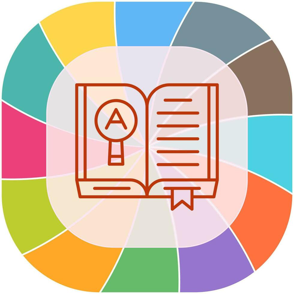 Open Book Vector Icon