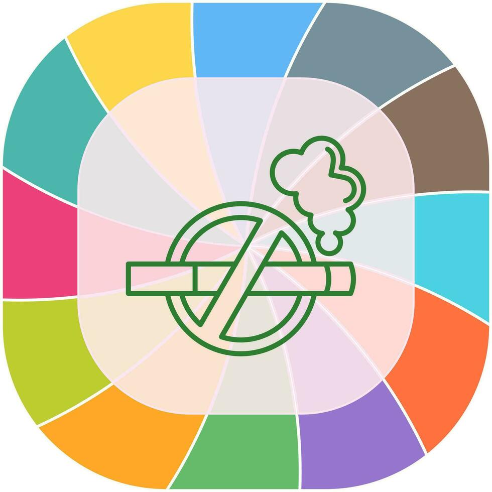No Tobacco Vector Icon