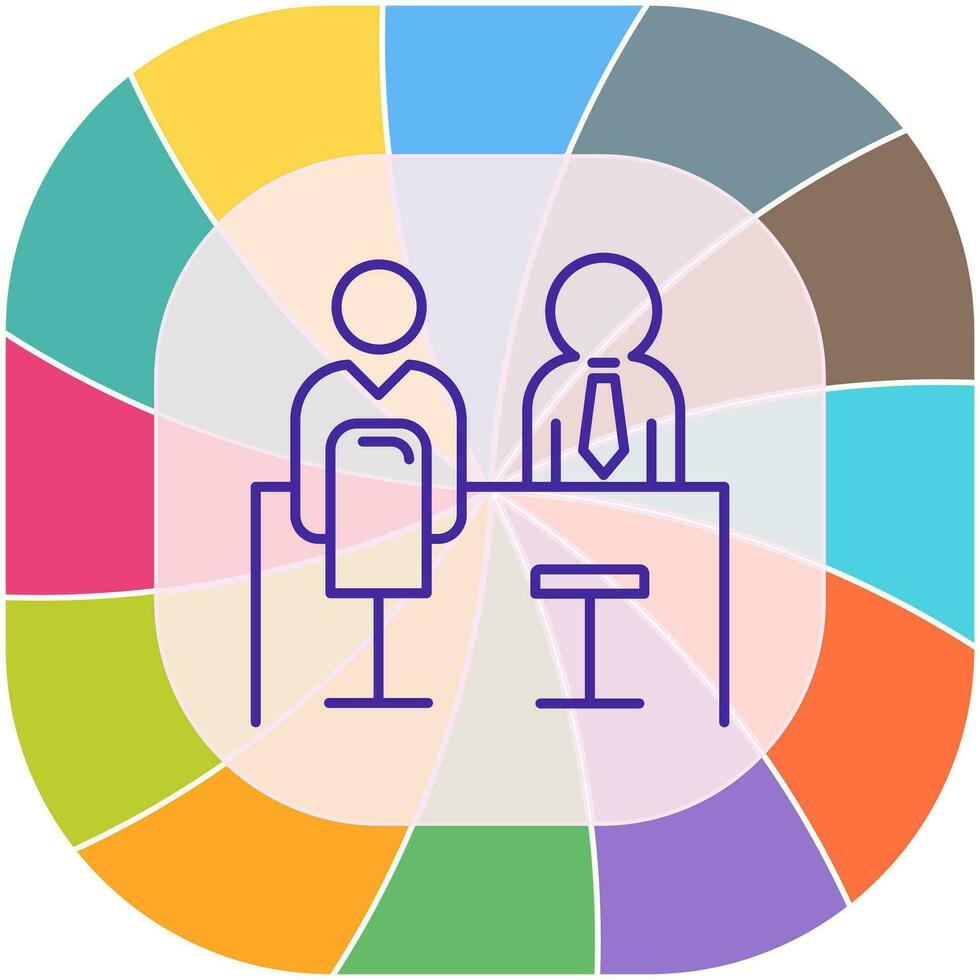 Employee Interview Vector Icon