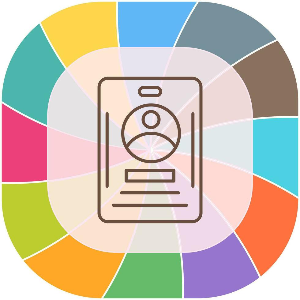 Office Card Vector Icon