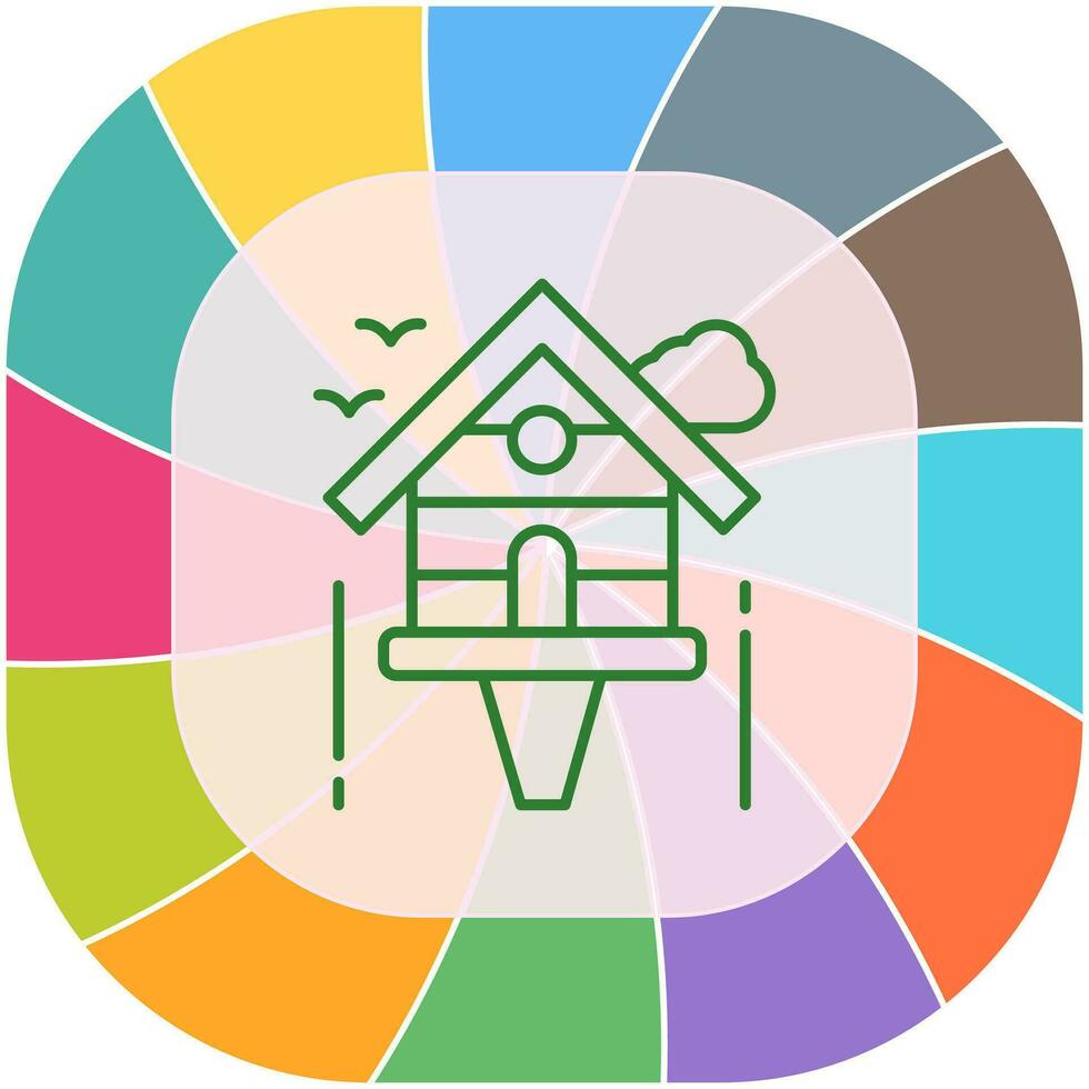 Birdhouse Vector Icon