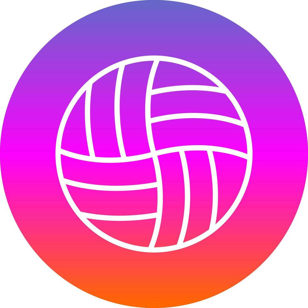 diseño de icono de vector de voleibol