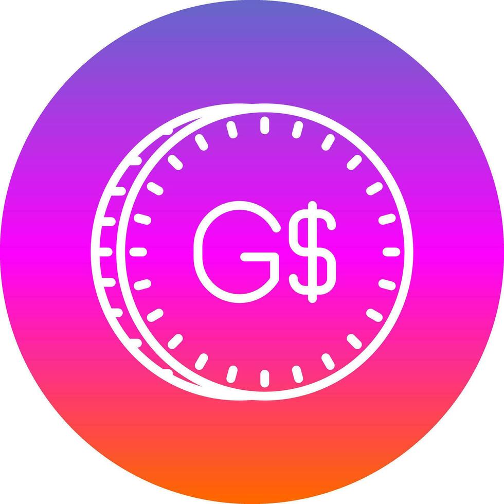 Guyanese dollar Vector Icon Design