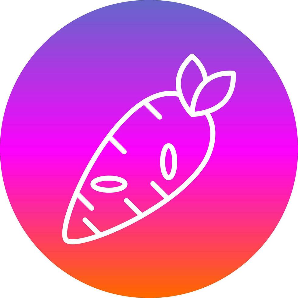 Carrot Vector Icon Design