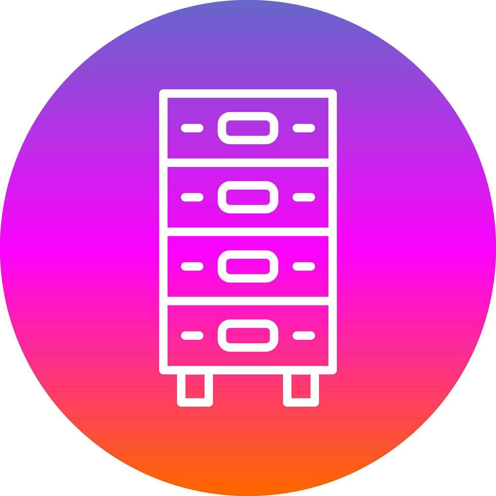 Drawer Vector Icon Design