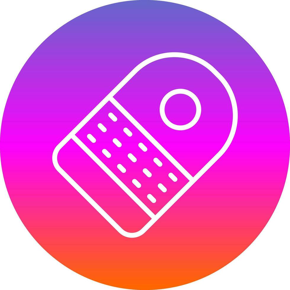 Key Tag Vector Icon Design