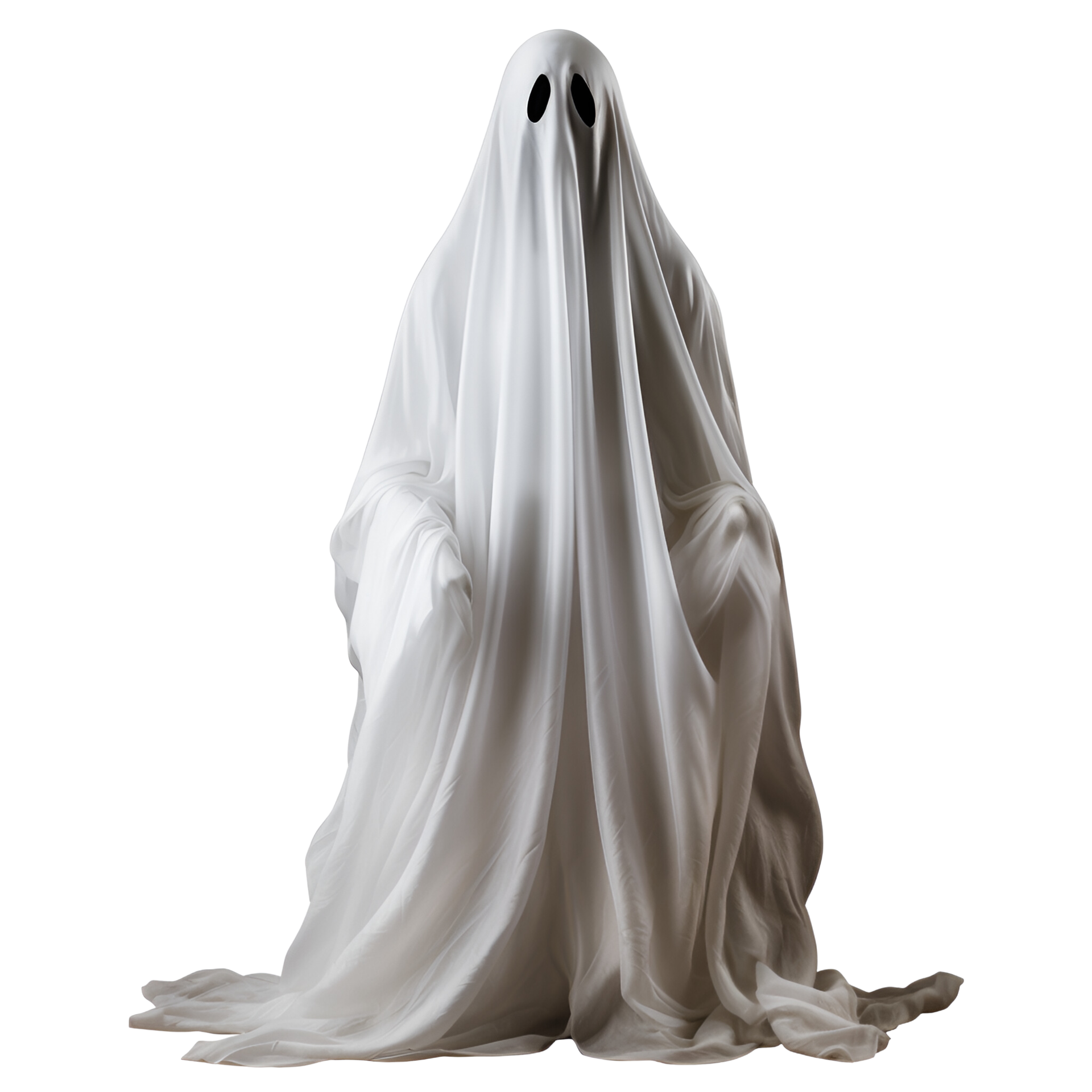 Halloween White Ghost No Background Image Applicable to any context