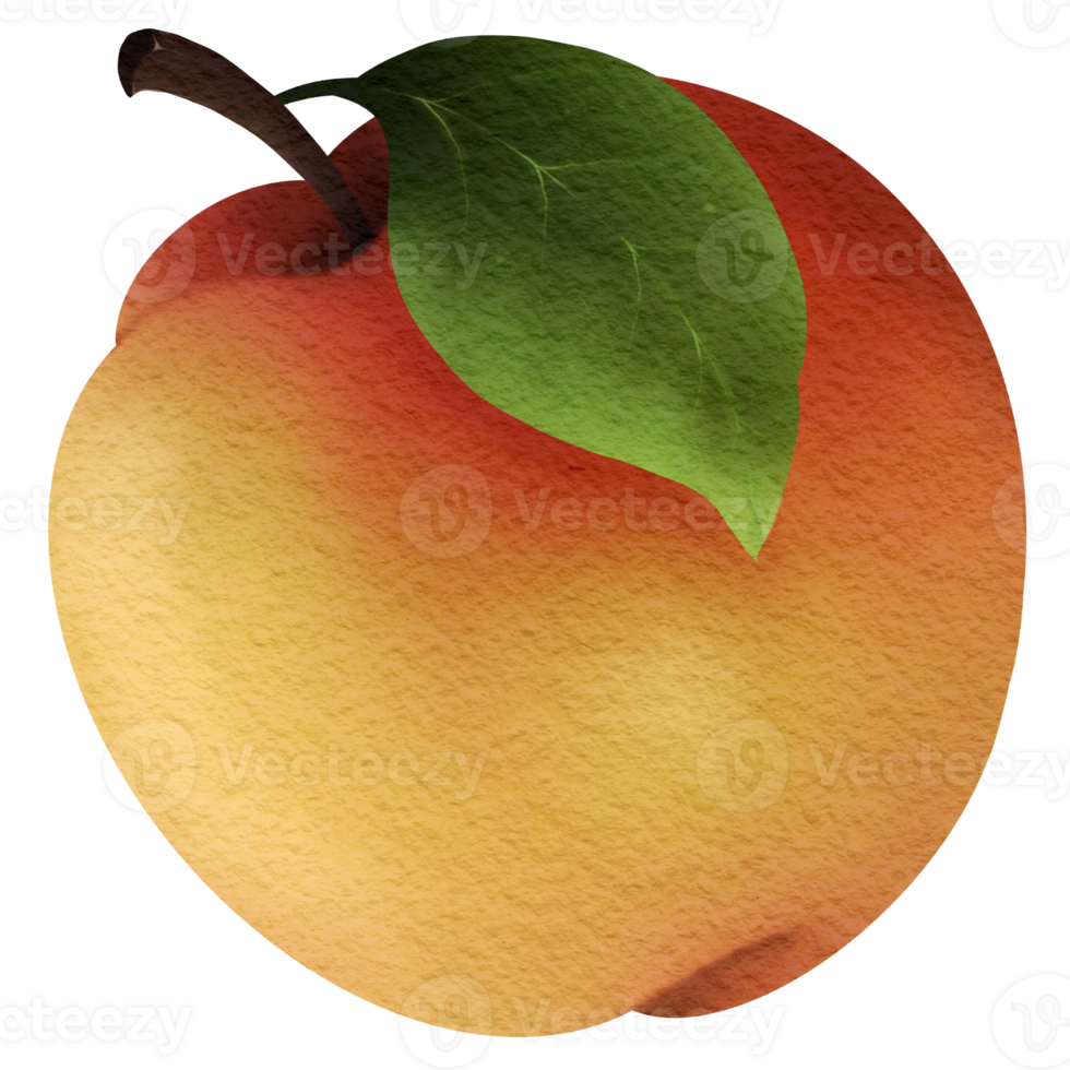 This picture is drawn and painted to look like apple. png