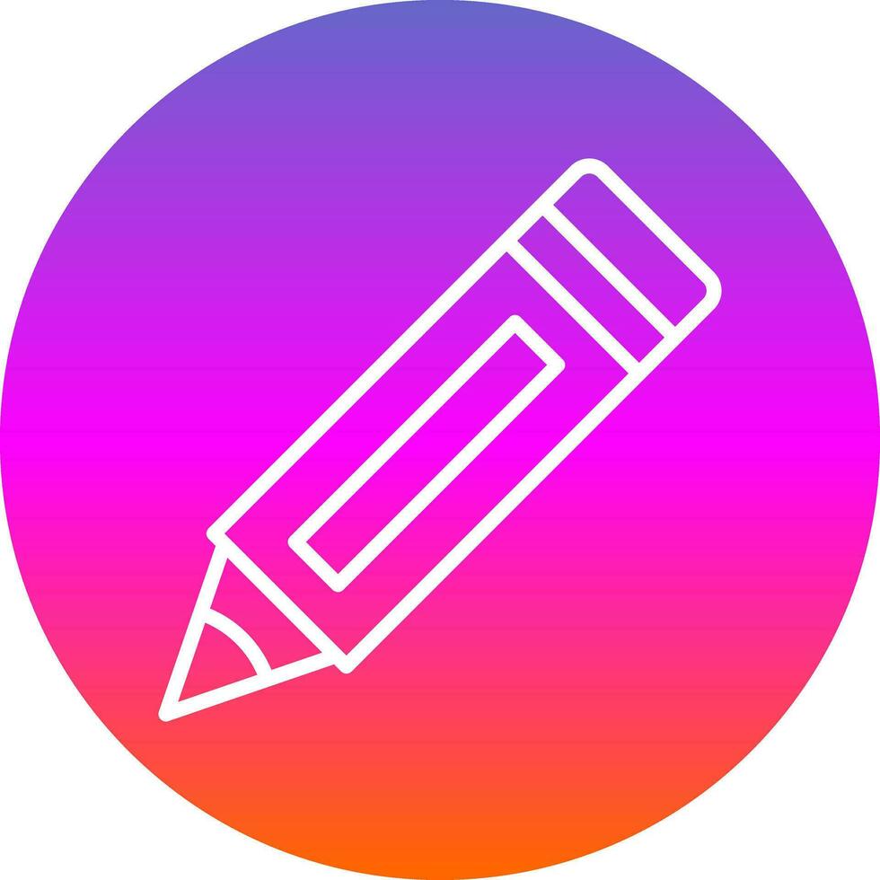 Crayon Vector Icon Design