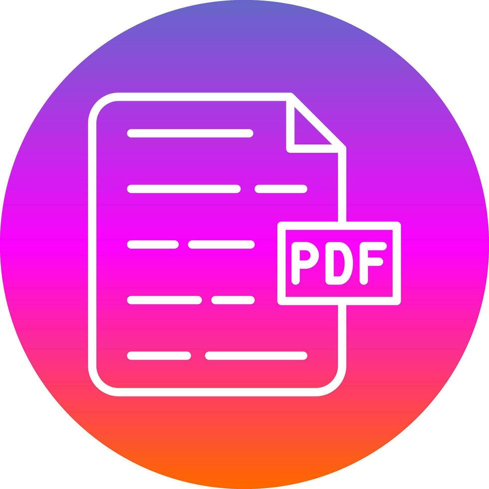 pdf documento vector icono diseño