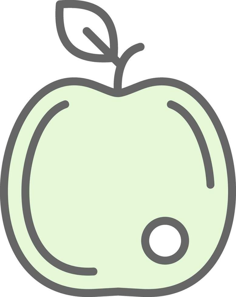 diseño de icono de vector de manzana